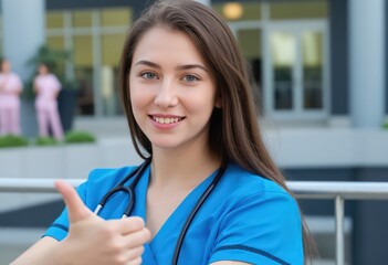 Fototapeta premium portrait of a female doctor