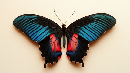 Black and Blue Butterfly