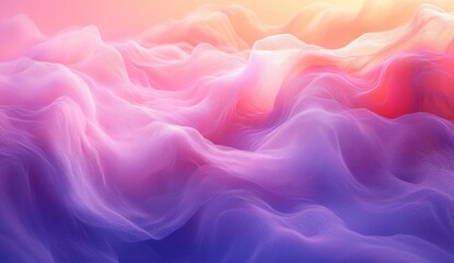 Obraz premium Soft Pink Purple Gradient Abstract Background with Light Effects Fluid Movement Dreamy Design