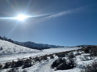 winter mountain landscape