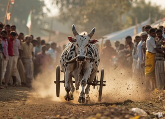 Bullock Cart Race in India
