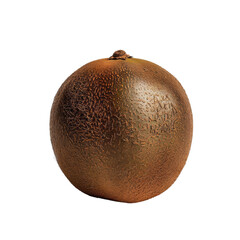 Close-up of a textured brown fruit with a unique surface, creating a visually striking focus on its natural pattern.