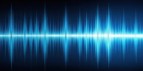 Blue audio waveform background , sound waves, music, abstract, technology, digital, communication, graphic