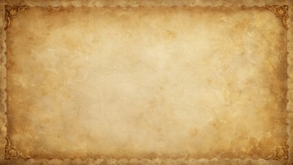 Fototapeta premium Vintage paper with faded edges and soft sepia tones, perfect for adding a nostalgic touch to your designs or projects, retro