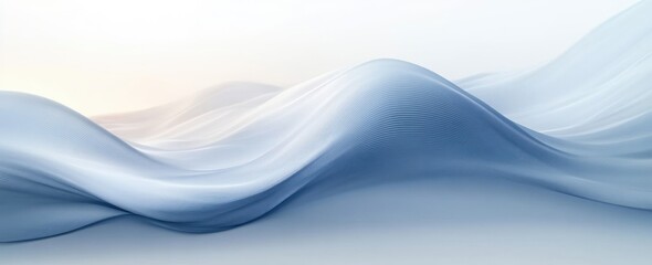 Obraz premium Abstract Landscape Serenity Flowing Curves Tranquility Minimalistic Soft Lighting