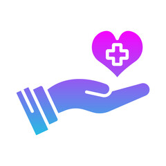 Obraz premium Care Icon