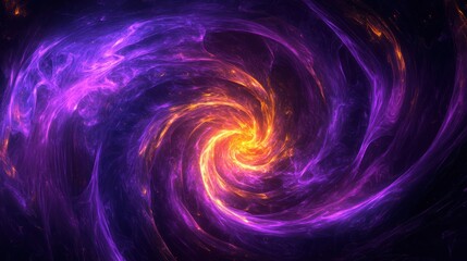 abstract background with yellow and purple liquid