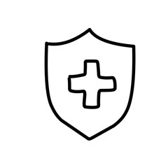 Obraz premium Sos Outline Icon