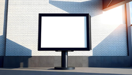 poster billboard indoor outdoor blank mockup