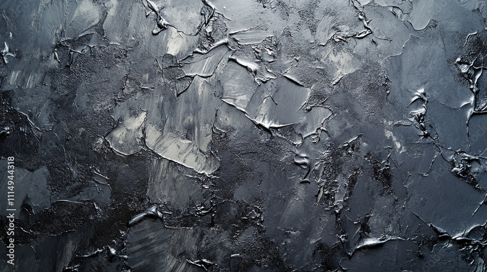 Poster dark textured surface with abstract patterns created by layering materials