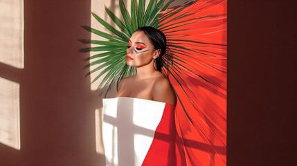 Latin Woman Illustration concept	