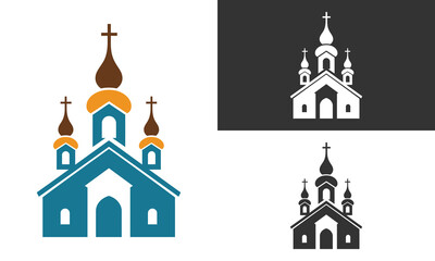 Church icon vector illustration on white background