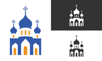 Church icon vector illustration on white background