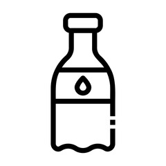 plastic bottle Line Icon