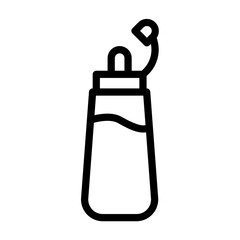 sauce bottle Line Icon