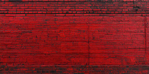 Obraz premium Textured Red Painted Wall Background