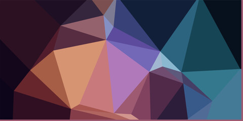 Fototapeta premium Colorful poly art background, colored poly art abstract texture background, crystal, colorful mosaic