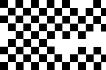 Fototapeta premium black and white chess board