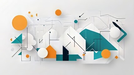 memphis geometric background