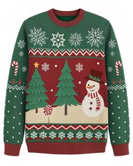 Christmas sweater, festive design