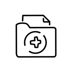 Fototapeta premium Medical outline Icon