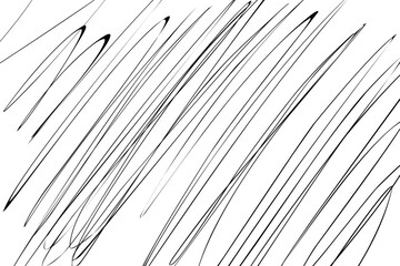 Obraz premium Random medium sized line stroke. Frame full of Abstract Curved and crossing line. Simple messy line stroke for background. Asymmetrical knife cut brush. 