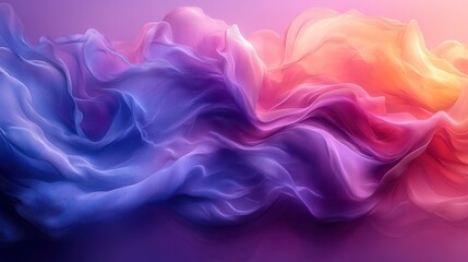 Obraz premium Purple Blue Gradient Background Soft Lighting Abstract Design Dreamy Mood Texture