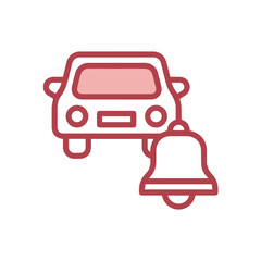 Warning attention icon symbol vector image Illustration