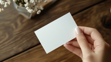 Obraz premium Designing a Personal Brand Business Card for Mockup