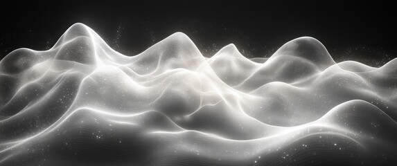 Obraz premium Monochrome Gradient Texture Abstract Background Grayscale Dark Light Noise Design