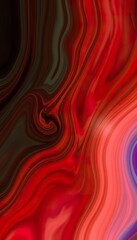 Fototapeta premium Abstract Red and Dark Swirling Marble Design