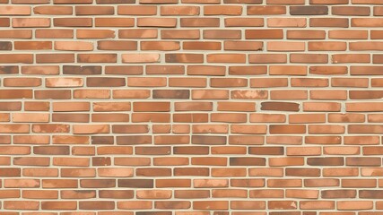 Obraz premium Seamless Red Brown Brick Wall Texture Background