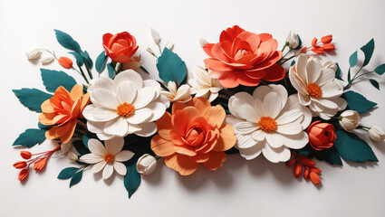 Fototapeta premium bouquet of roses - bouquet of flowers