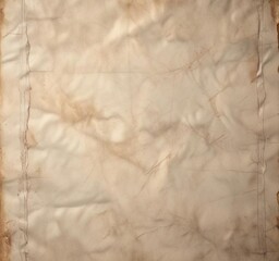 Fototapeta premium Close-up of old paper with creases and stains, creased, distressed