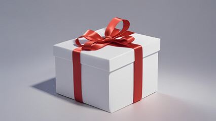Fototapeta premium gift box with ribbon