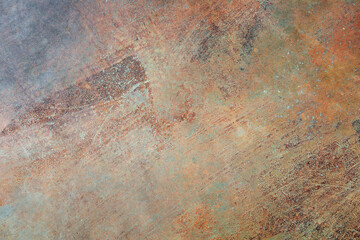 Rusty metal.