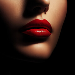 Obraz premium woman lips