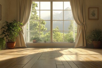 Fototapeta premium room with window