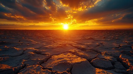 Obraz premium Global warming and climate change threaten the planet’s stability