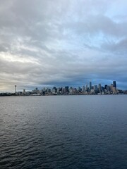 clouds over the city