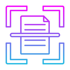 Obraz premium Scan Icon