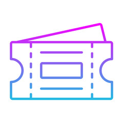 Obraz premium Ticket Icon