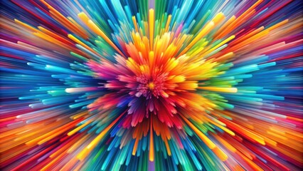 Fototapeta premium Abstract, colorful pattern with vibrant hues creating a dynamic visual effect, abstract, colorful, pattern, vibrant, hues, dynamic