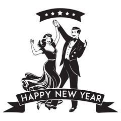 Happy New Year Celebrating