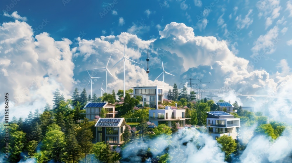 Poster harnessing renewable energy microgrids a distributed infrastructure model for sustainable communitie