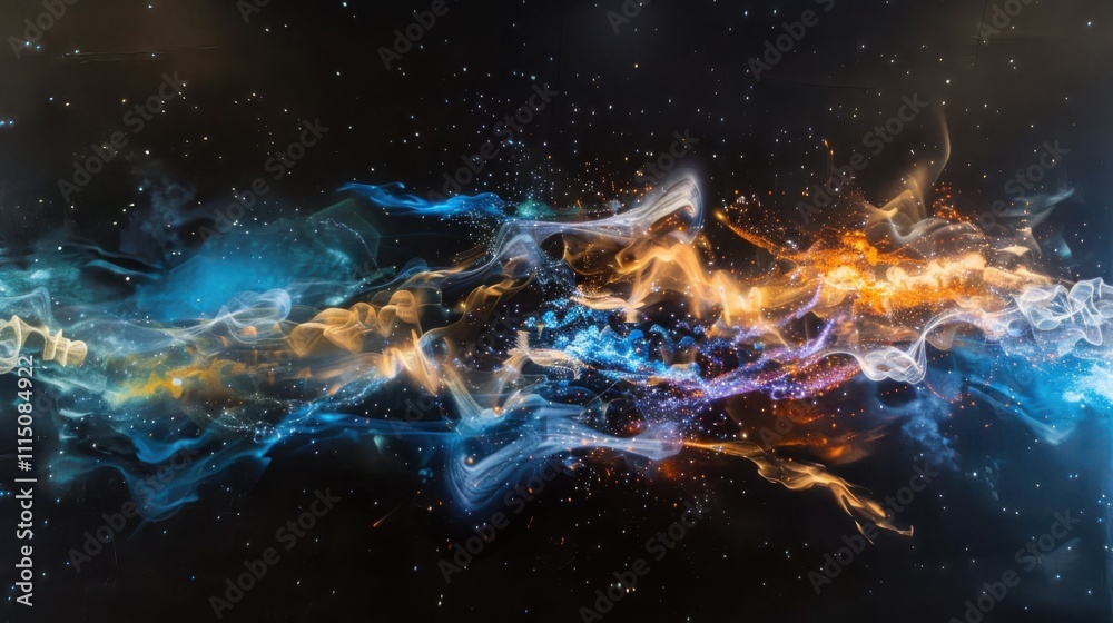 Poster exploring quantum computing neural networks holographic data innovations in technology and science e