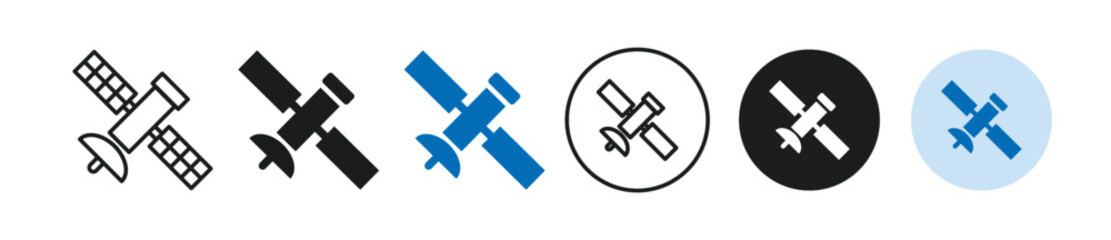 人工衛星やGPSを表すアイコン © SUE