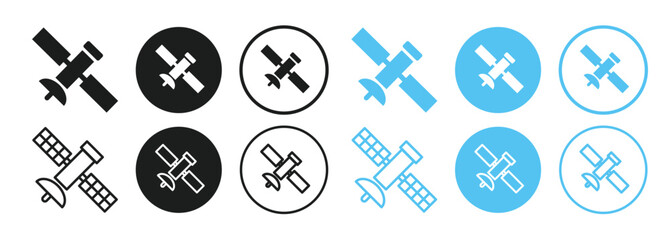 人工衛星やGPSを表すアイコン © SUE