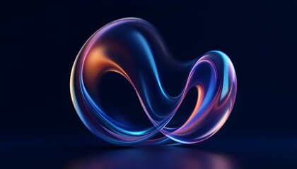 Abstract colorful bold holographic background. Bold holographic liquid blob shape isolated. Iridescent wavy melted substance on a black background. Iridescent chrome melted drops