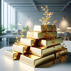 Gilded Prosperity - A Vision of Wealth and Harmony